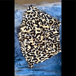 Cheetah Shorts — size xs but can definitely fit a small or medium. NEVER WORN